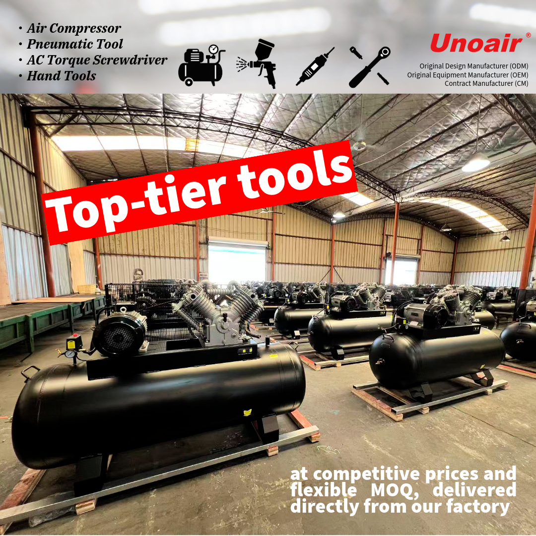 unoair pneumatic tool air compressor electrical torque screwdriver altas copco black decker milwaukee stanley snap on ingersoll rand schulz quincy Embraco champion